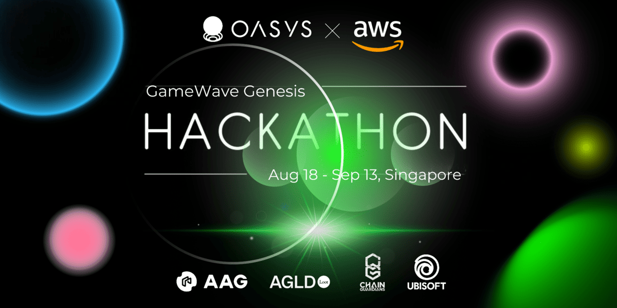 Oasys and Amazon Web Services (AWS) Unveil Web3 Gaming Hackathon