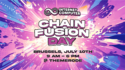 Internet Computer to Host Chain Fusion Day, Focuses on Unified Web3 Experiences