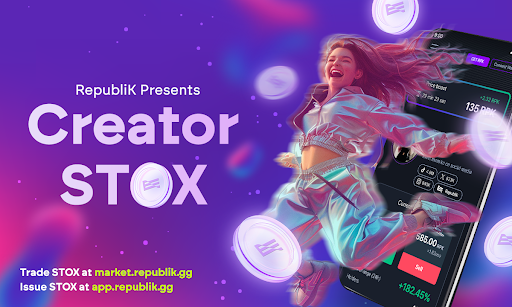 RepuliK Launches Creator STOX on the STOX Market