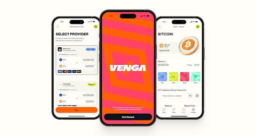 Venga’s Crypto App Launches to Increase Accessibility to Blockchain Services