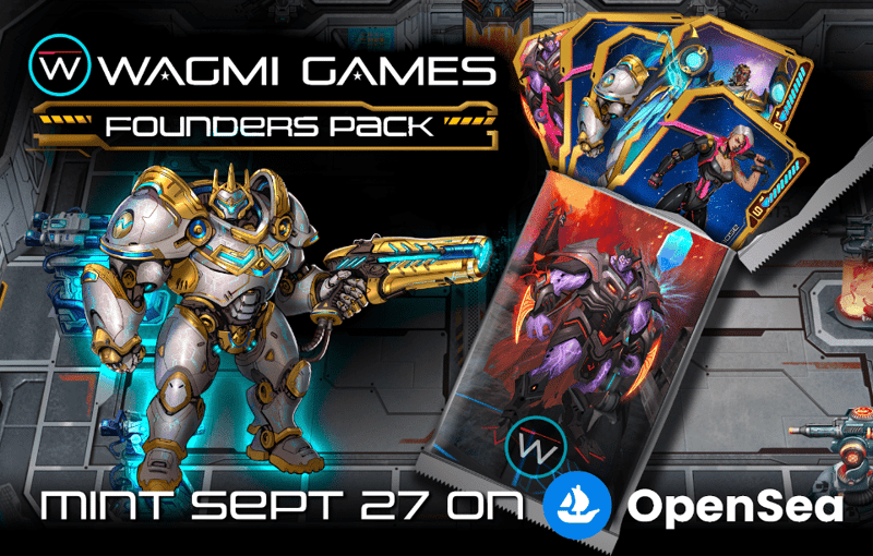 OpenSea To Launch WAGMI Games Founder's Packs On September 27th