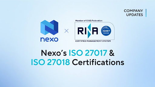 Nexo Obtains Two ISO Certifications for its Data Protection and Cloud Privacy Solutions